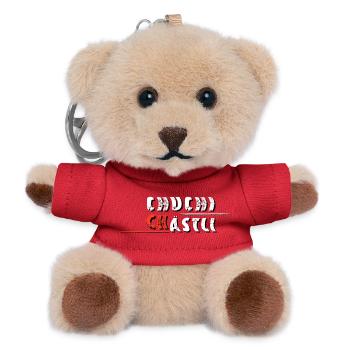 Chuchichästli Swiss Kultwort - Teddy Schlüsselanhänger - Rot - Vorne