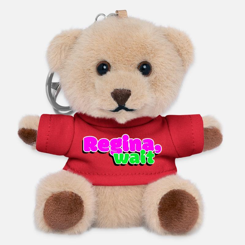 Queen, Wait - Teddy Keyring - red