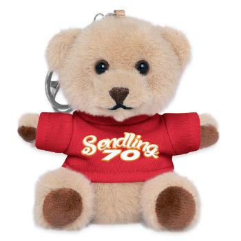 Sendling siebzig 70 Candy München089 Minga 089  - Teddy Schlüsselanhänger - Rot - Vorne