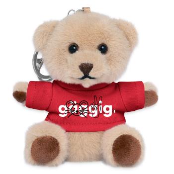 Gäggig - Design von Vany schreibt - Teddy Schlüsselanhänger - Rot - Vorne
