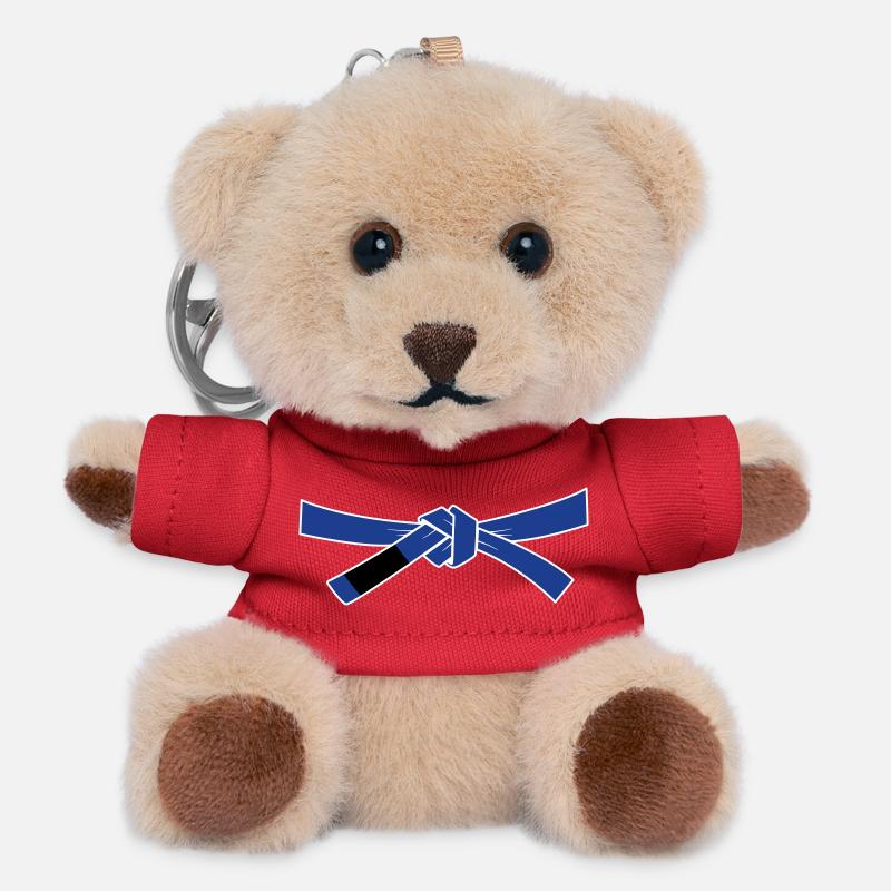 Bluebelt - Blue Belt - Teddy Keyring - red