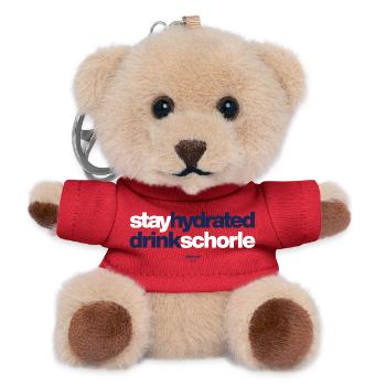 stay hydrated drink schorle - Teddy Schlüsselanhänger - Rot - Vorne