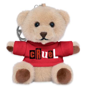 cruel - Teddy Keyring - red - Front