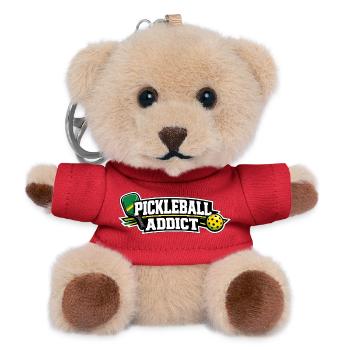 Pickleball Addict Logo - Porte-clés ourson - rouge - Devant