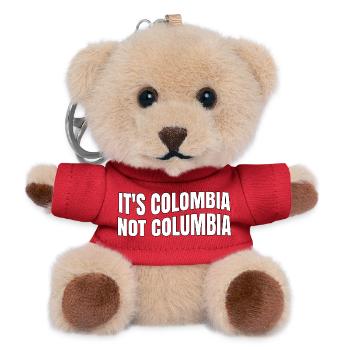 Kolumbien Nicht Kolumbien Kolumbianische Flagge Kolumbien - Teddy Schlüsselanhänger - Rot - Vorne
