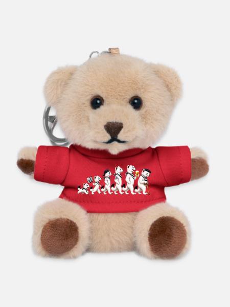 Hermine-Entwicklung - Teddy Schlüsselanhänger - Rot