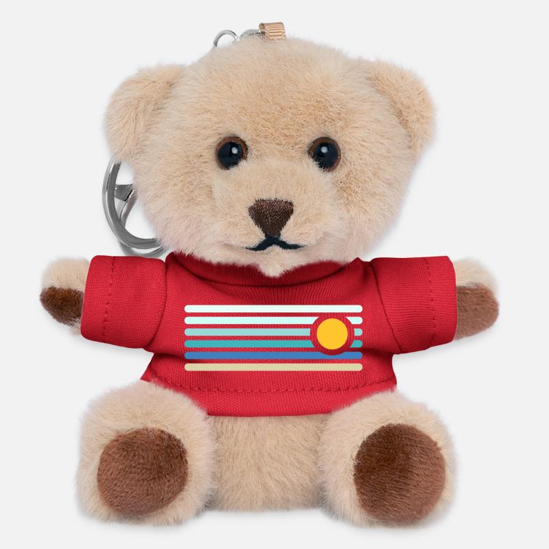 Strand - Teddy Schlüsselanhänger - Rot