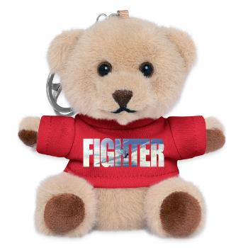 Fighter Spitfire - Teddy Keyring - red - Front