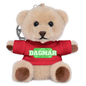 Dagmar - Porte-clés ourson - rouge - Devant