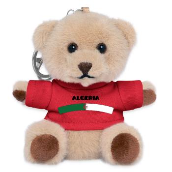 Algerian flag - Teddy Keyring - red - Front