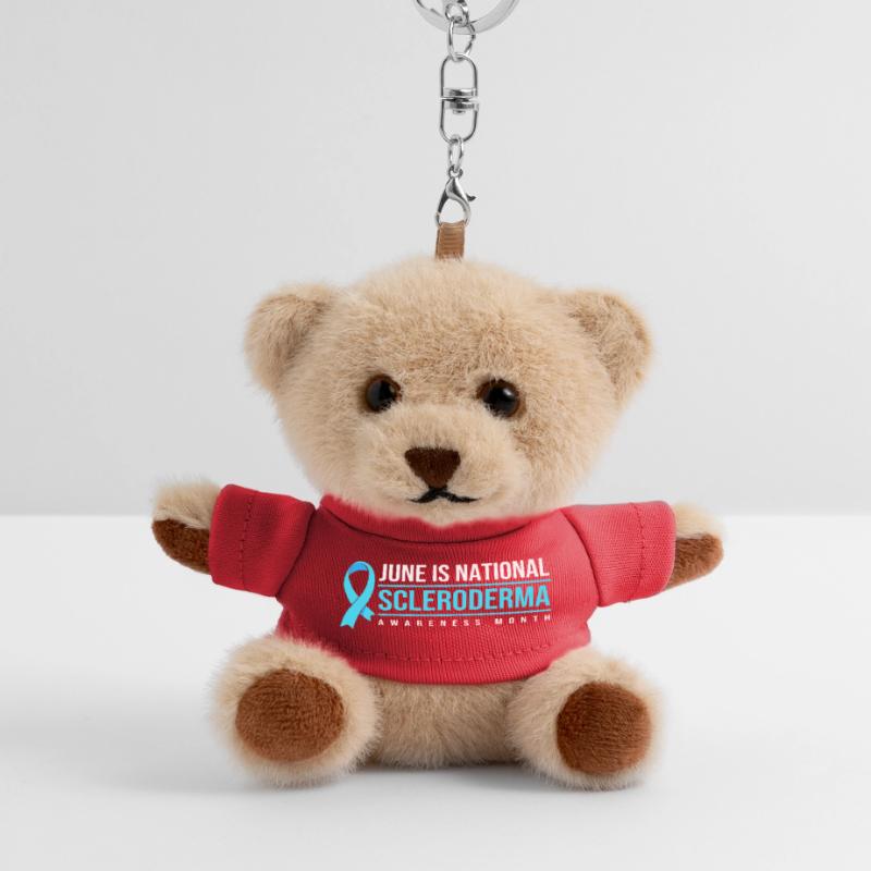Scleroderma Teddy Keyring