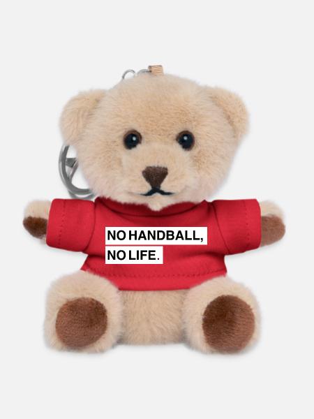 Pas de handball, pas de vie - Porte-clés ourson - rouge