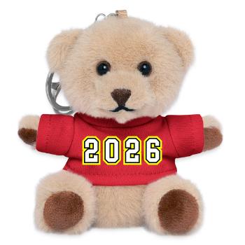 2026 year - Teddy Keyring - red - Front