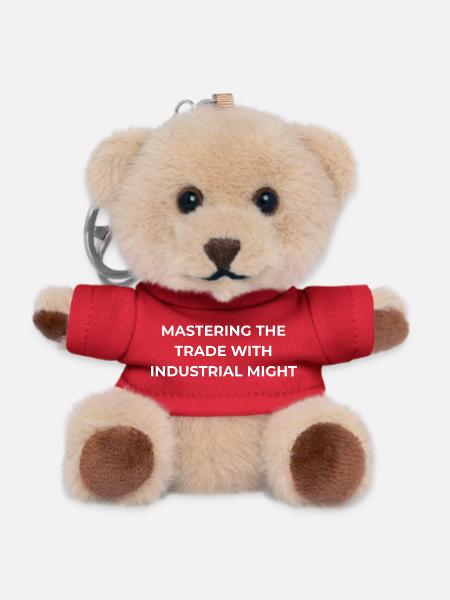 Homestead Manager Industrial Might - Teddy Keyring - red
