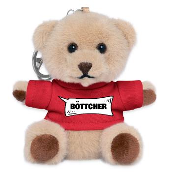 Azubi Boettcher - Teddy Schlüsselanhänger - Rot - Vorne