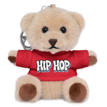 HIP HOP - White Bubble 3D Graffiti Oldschool - Porte-clés ourson - rouge - Devant