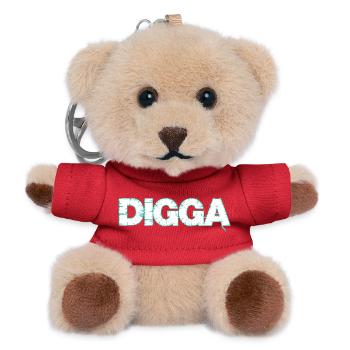 Danish - Teddy Keyring - red - Front