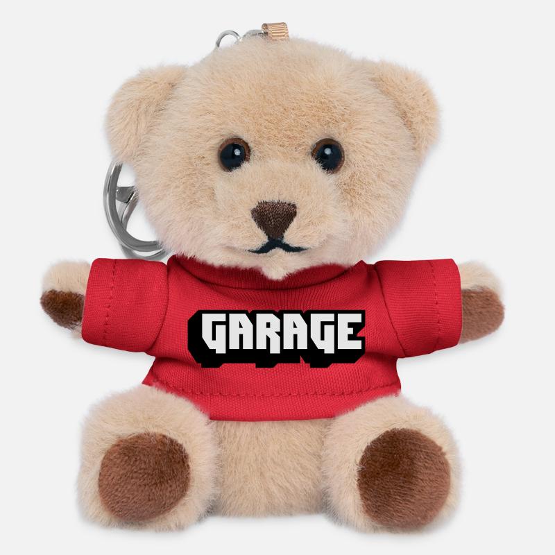 Garage music - Teddy Keyring - red