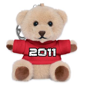 2011 - Teddy Schlüsselanhänger - Rot - Vorne