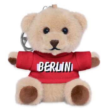 Berlin - Teddy Schlüsselanhänger - Rot - Vorne