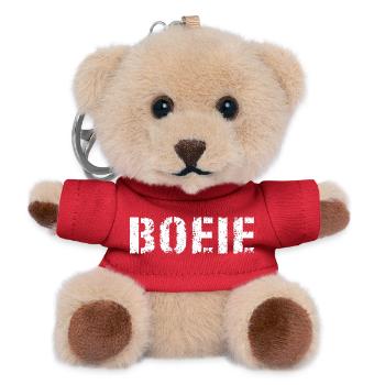 Boo. Antwerp dialect - Teddy Keyring - red - Front