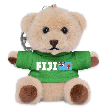 Fiji Fiji Fiji Fiji Fidschi Fidschi Fidschi - Teddy Keyring - green - Front