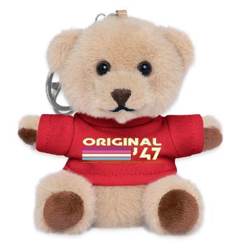 Original47 Retro Edition Stripes - Porte-clés ourson - rouge - Devant
