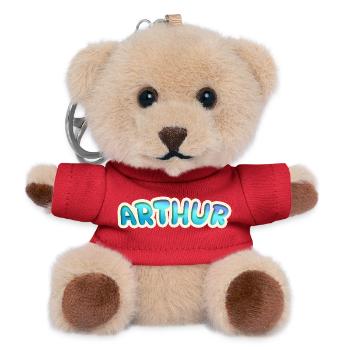 Occupation Arthur - Teddy Keyring - red - Front