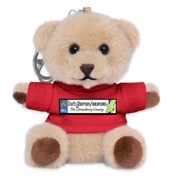 Wexford Strawberry County Heritage Banner - Teddy Schlüsselanhänger - Rot - Vorne