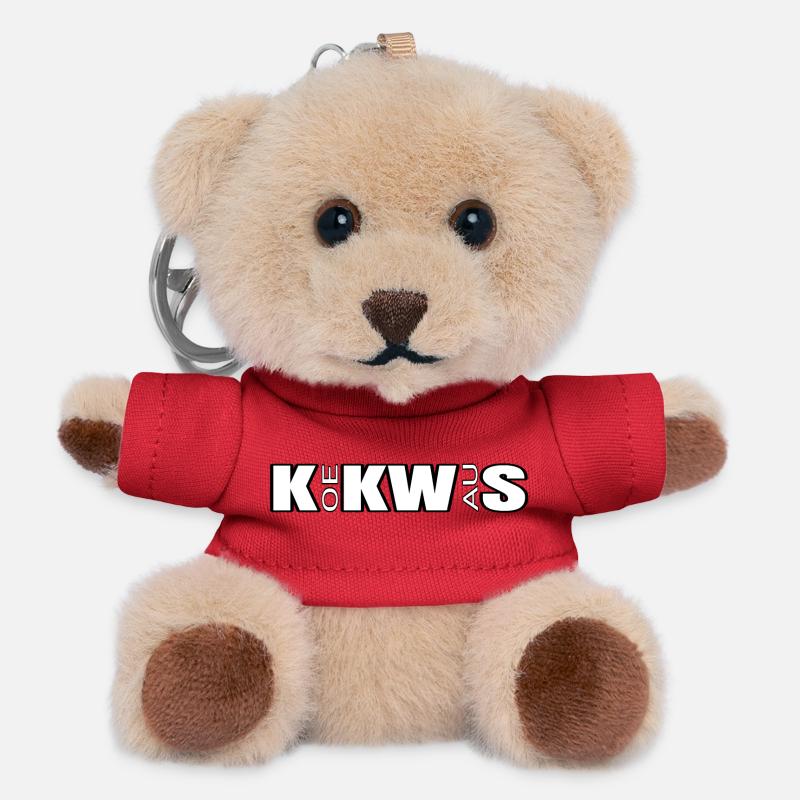 K:KW:S - Teddy Keyring - red