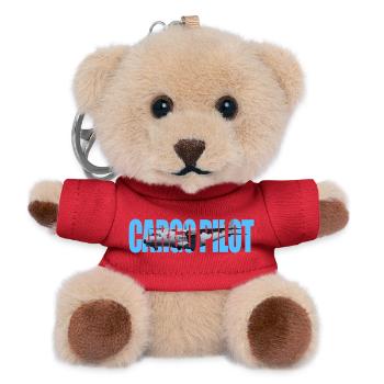 Cargo pilot CN-235 - Teddy Schlüsselanhänger - Rot - Vorne