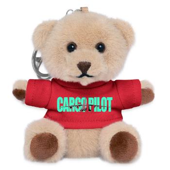Cargo pilot C-17 - Teddy Schlüsselanhänger - Rot - Vorne