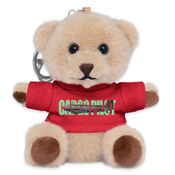 Cargo pilot Li-2 - Teddy Schlüsselanhänger - Rot - Vorne