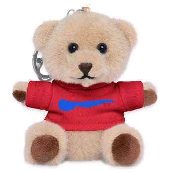 Insel Ameland - Teddy Schlüsselanhänger - Rot - Vorne