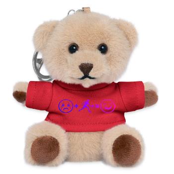Pickleball sport design for pickleball amateur fans - Teddy Keyring - red - Front