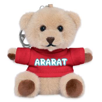 Berg Ararat - Teddy Schlüsselanhänger - Rot - Vorne
