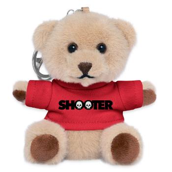 Shooter - Teddy Schlüsselanhänger - Rot - Vorne