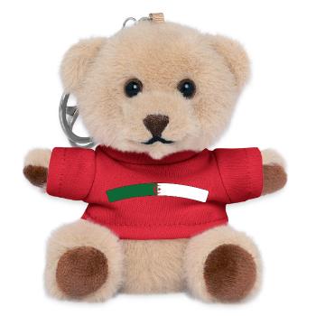 Algerian flag - Teddy Keyring - red - Front