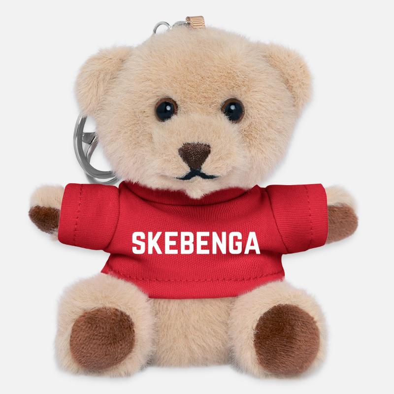 skebenga - Teddy Keyring - red