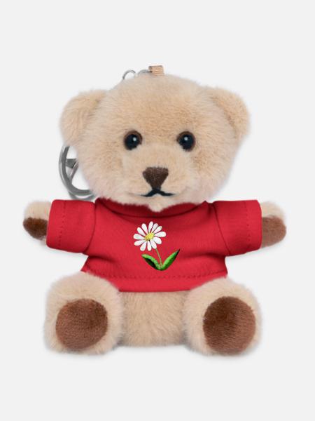 Proud Marguerite - Teddy Keyring - red
