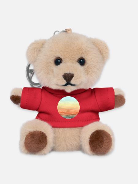 adventure colors - Teddy Keyring - red