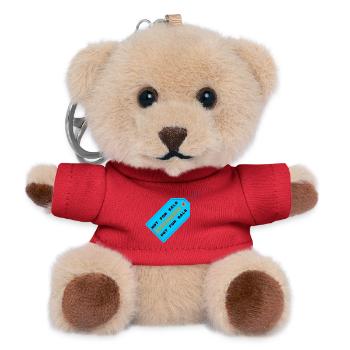 Nicht Zum Verkauf Preisschild - Teddy Schlüsselanhänger - Rot - Vorne