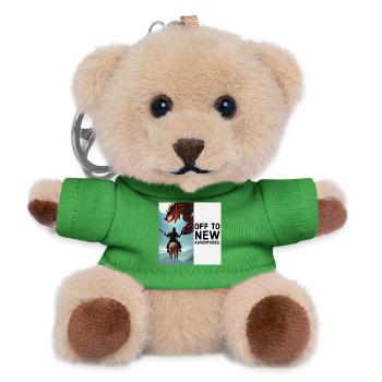 Asia Samurai Off to new adventures - Teddy Schlüsselanhänger - Grün - Vorne