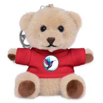 Kolibri - Teddy Schlüsselanhänger - Rot - Vorne