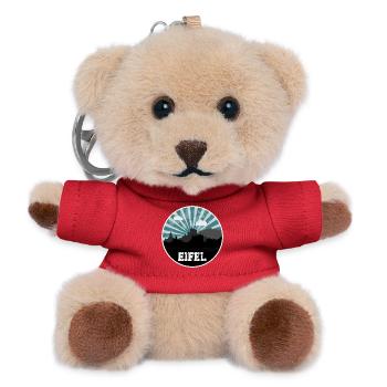 Eifel Skyline Blue Hour - Teddy Keyring - red - Front