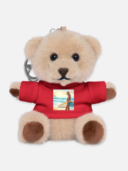 Girl Action Surf Point Break 2 - Teddy Keyring - red