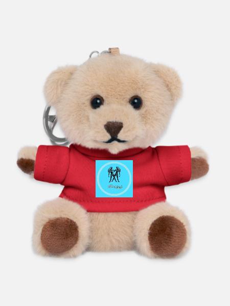 gemini - Teddy Keyring - red