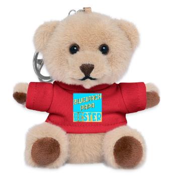 ZWEIFACH PAPA VATERTAG - Teddy Schlüsselanhänger - Rot - Vorne