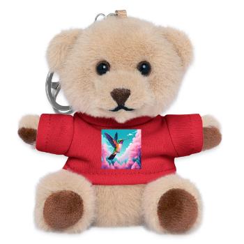 Colibri - Porte-clés ourson - rouge - Devant