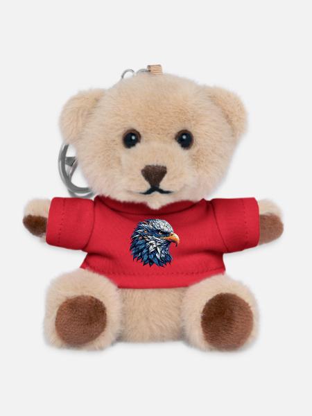 Adler - Teddy Schlüsselanhänger - Rot
